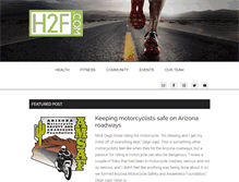 Tablet Screenshot of health2fit.com